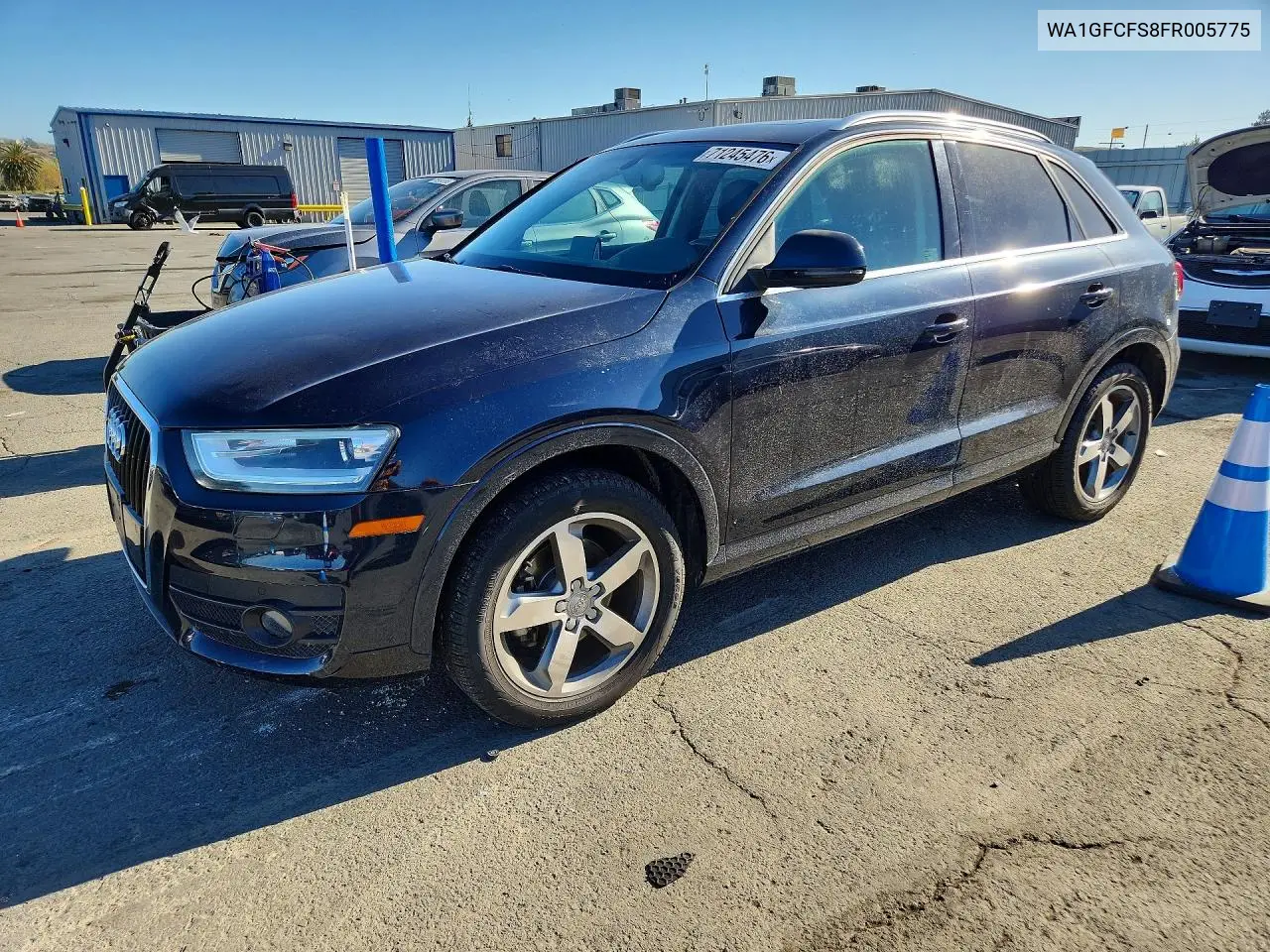 AUDI Q3 2015, VIN WA1GFCFS8FR005775