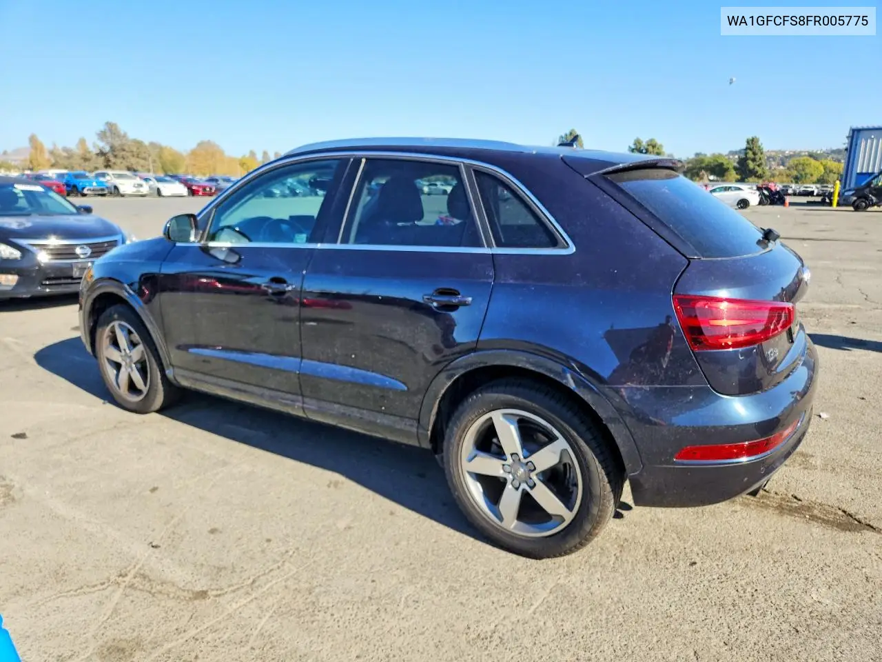 2015 AUDI Q3 VIN WA1GFCFS8FR005775 — фото 2