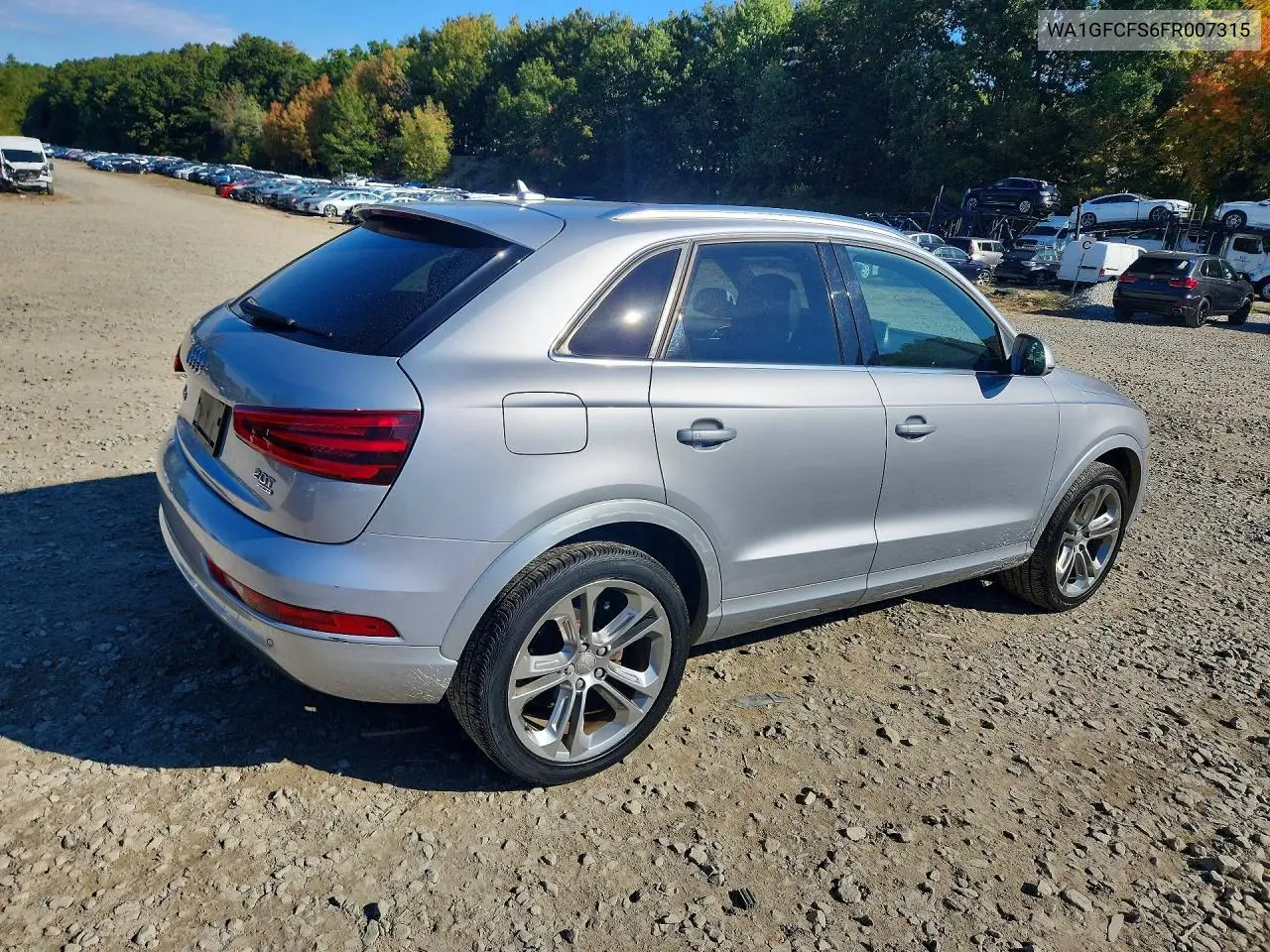 2015 AUDI Q3 VIN WA1GFCFS6FR007315 — фото 3