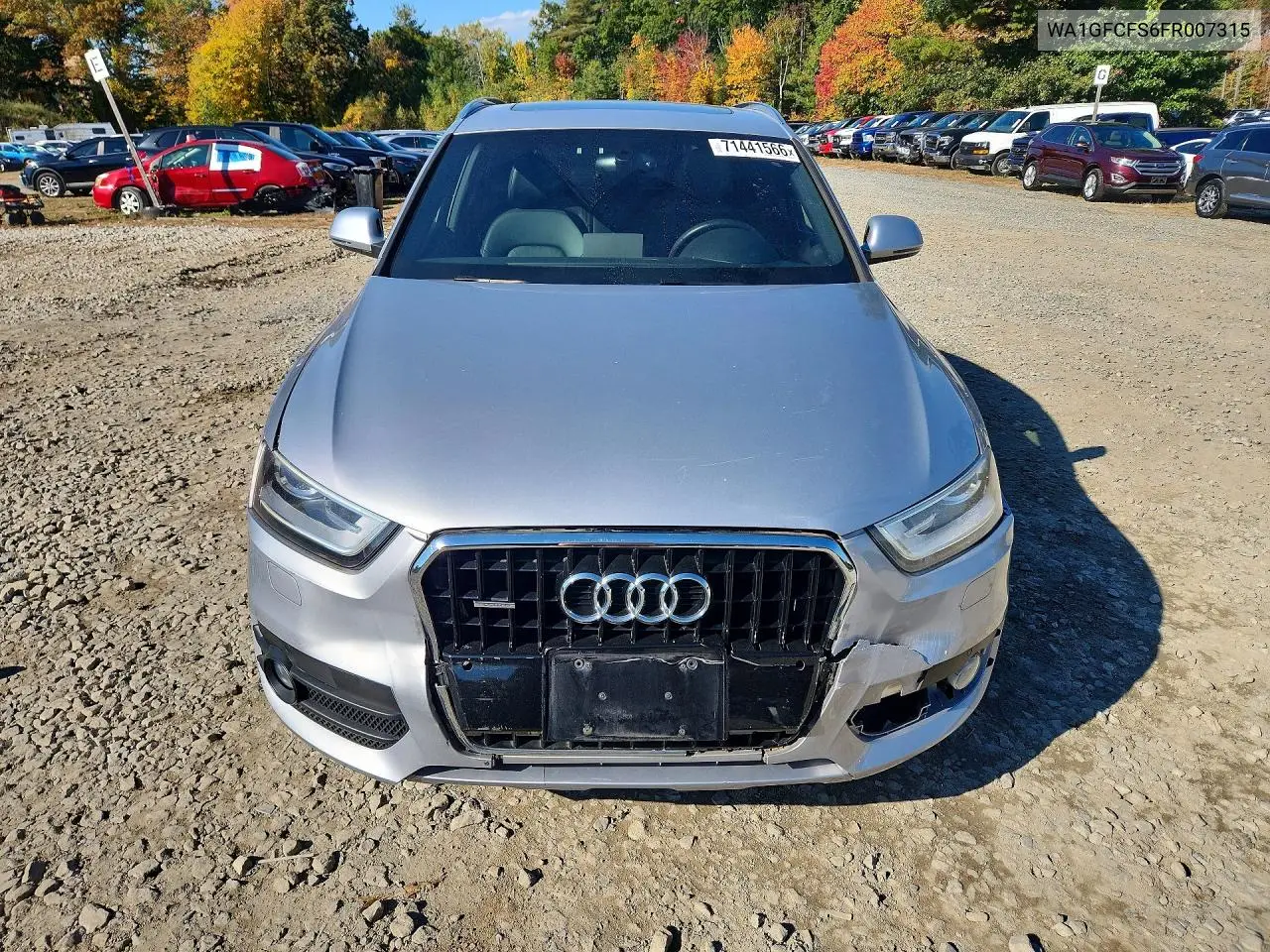 2015 AUDI Q3 VIN WA1GFCFS6FR007315 — фото 5