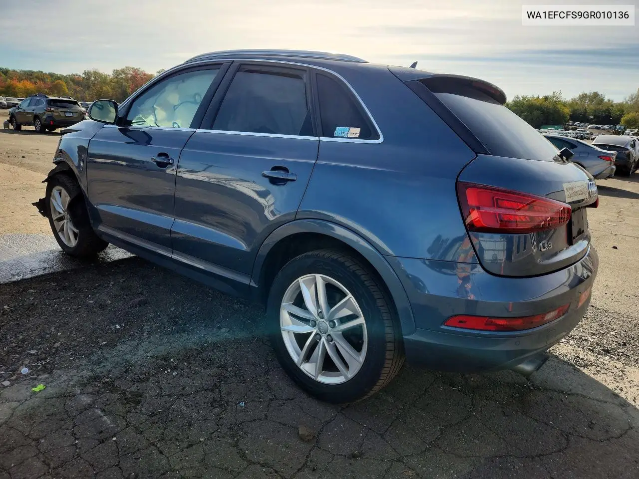 2016 AUDI Q3 VIN WA1EFCFS9GR010136 — фото 2