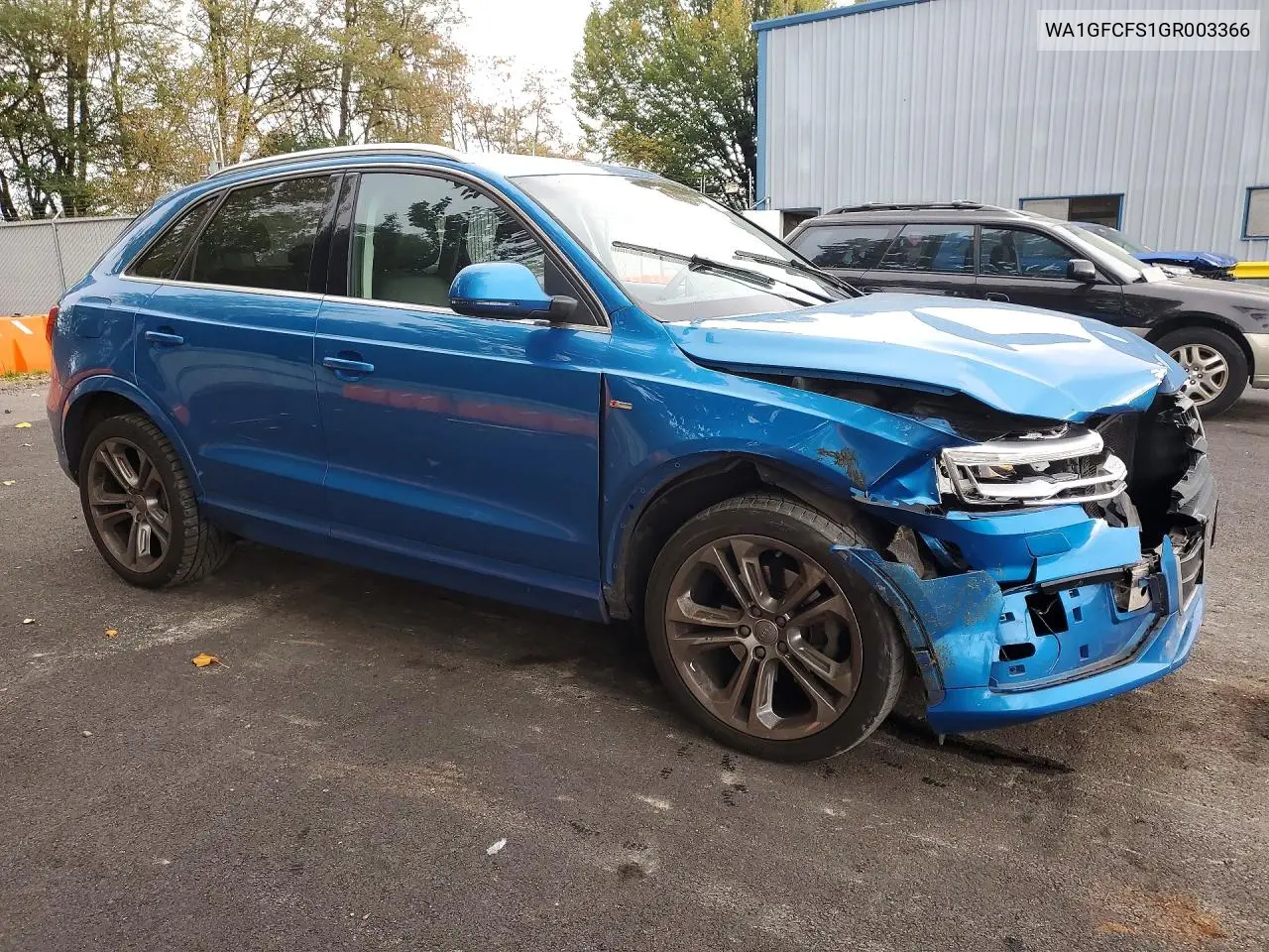 2016 AUDI Q3 VIN WA1GFCFS1GR003366 — фото 4