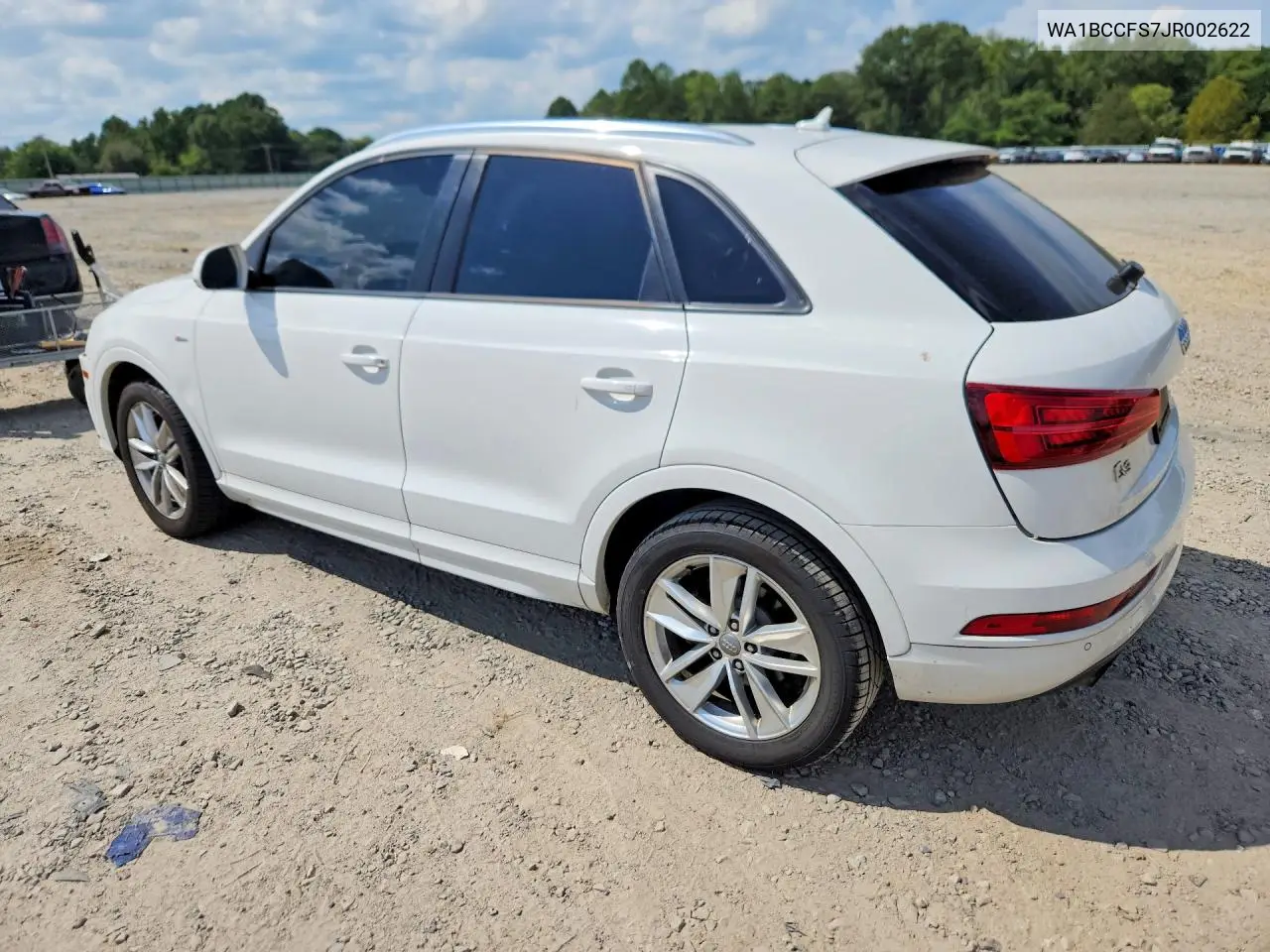 2018 AUDI Q3 VIN WA1BCCFS7JR002622 — фото 2
