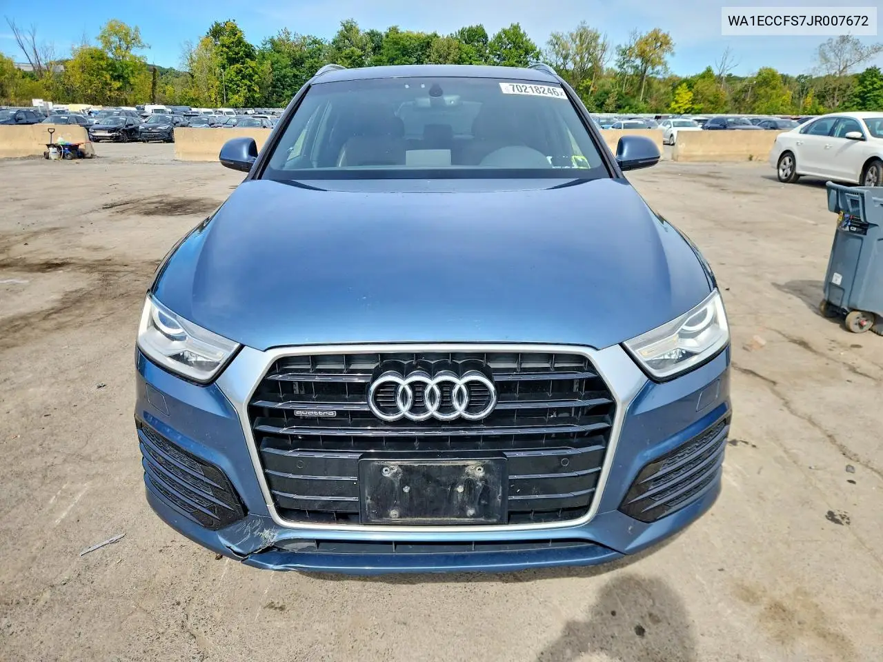 2018 AUDI Q3 VIN WA1ECCFS7JR007672 — фото 5