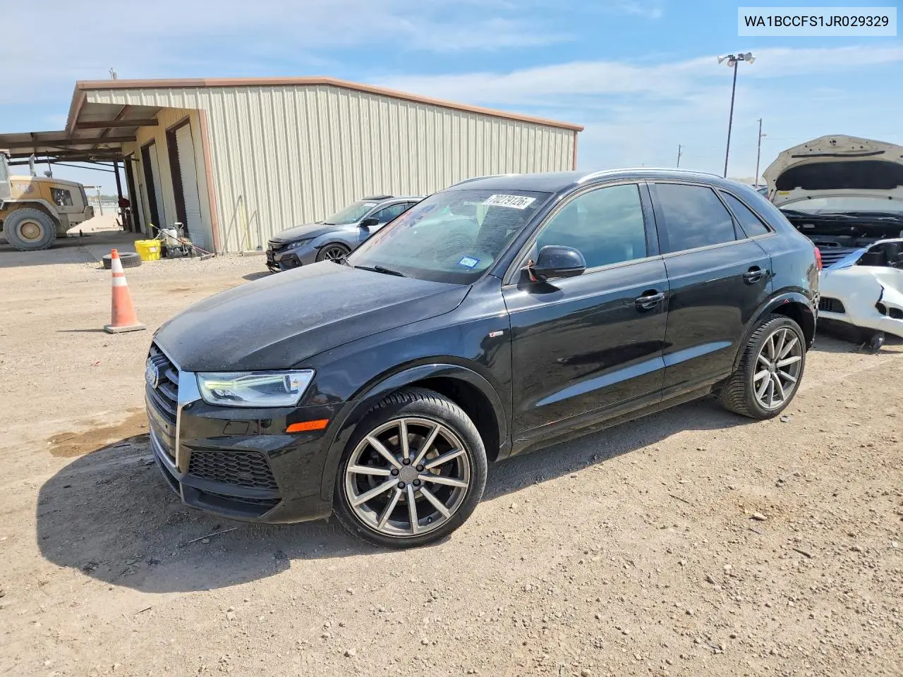 AUDI Q3 2018, VIN WA1BCCFS1JR029329