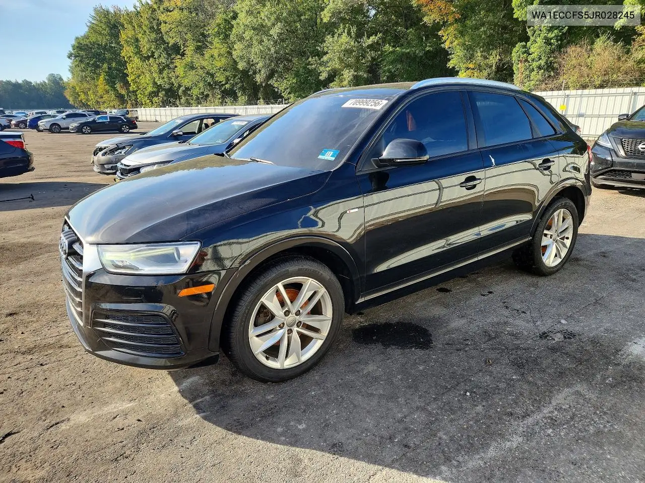 AUDI Q3 2018, VIN WA1ECCFS5JR028245