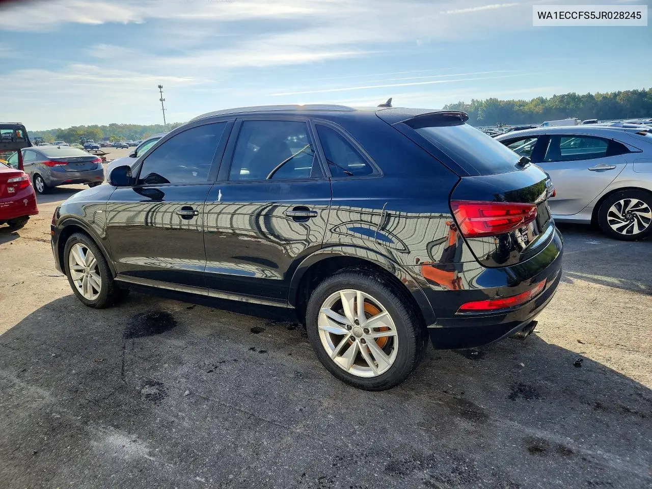 2018 AUDI Q3 VIN WA1ECCFS5JR028245 — фото 2