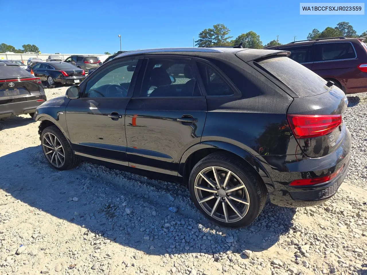 2018 AUDI Q3 VIN WA1BCCFSXJR023559 — фото 2