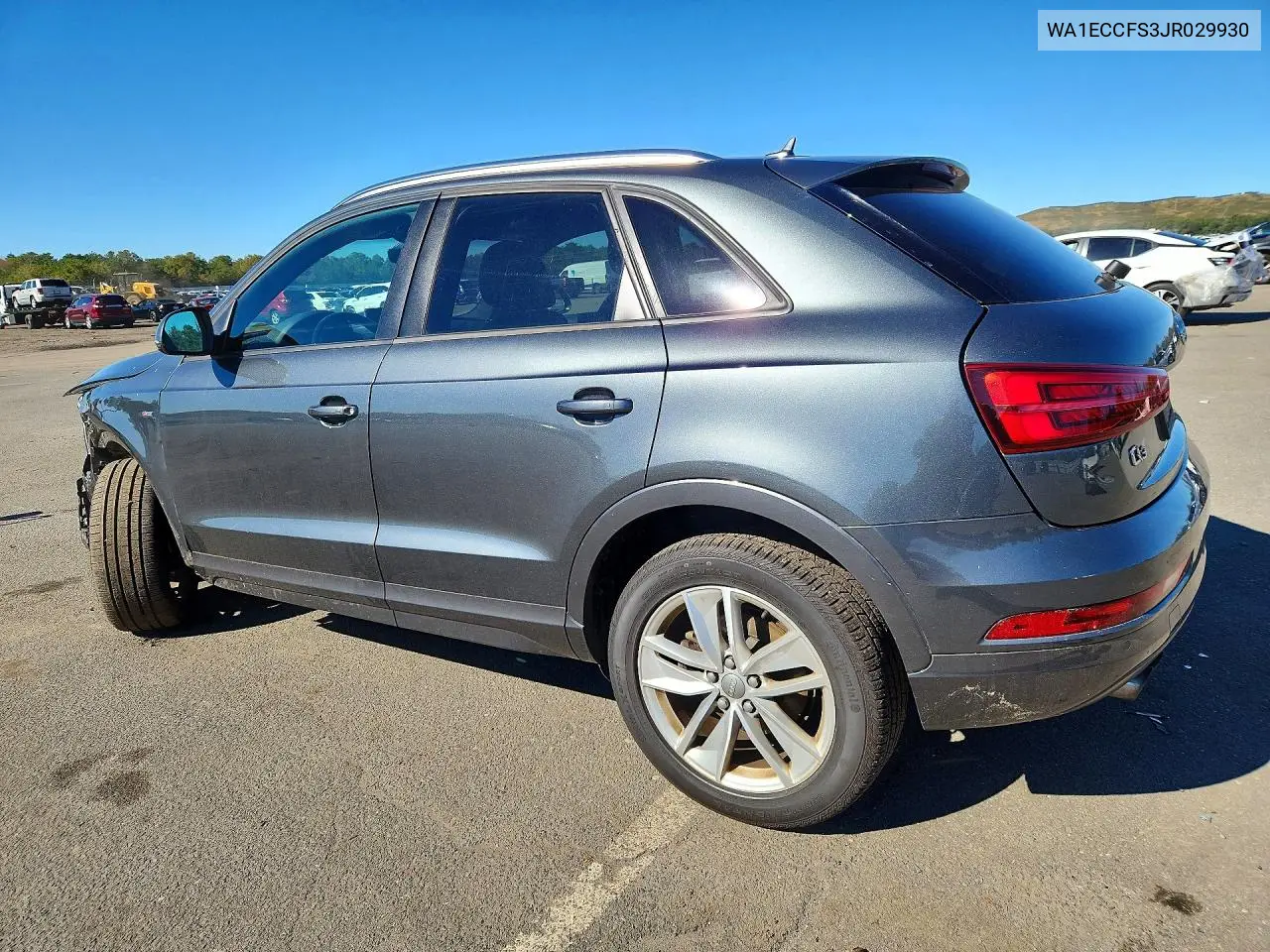 2018 AUDI Q3 VIN WA1ECCFS3JR029930 — фото 2