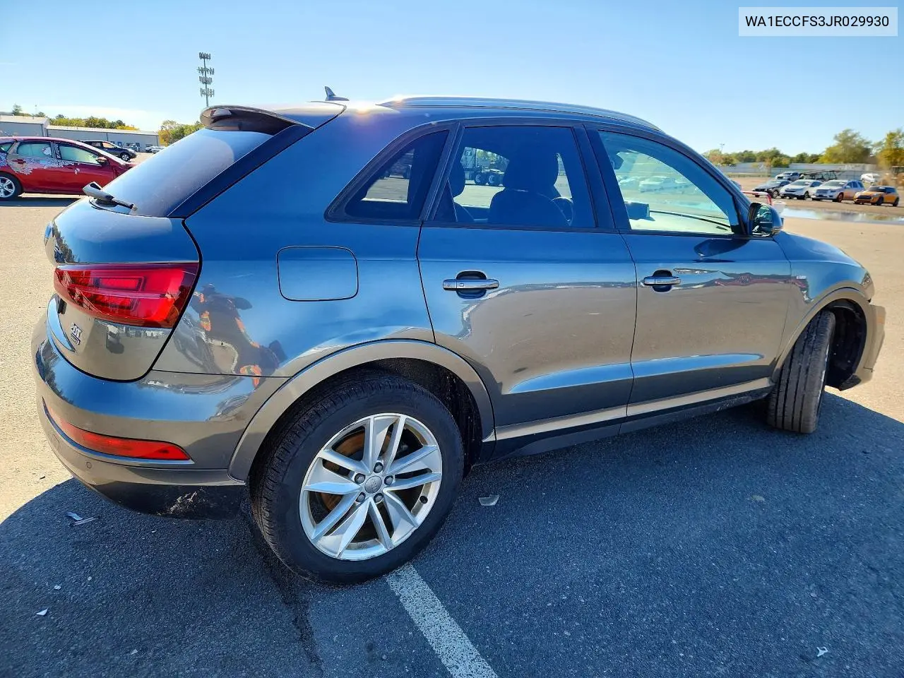 2018 AUDI Q3 VIN WA1ECCFS3JR029930 — фото 3