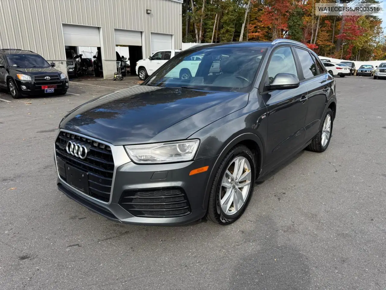 AUDI Q3 2018, VIN WA1ECCFS6JR003516
