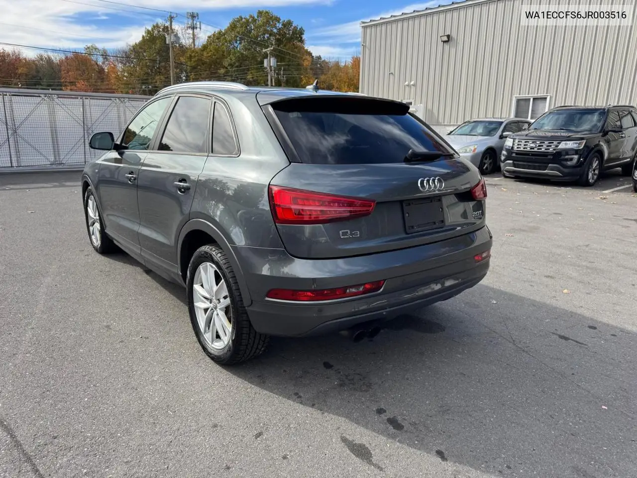 2018 AUDI Q3 VIN WA1ECCFS6JR003516 — фото 2