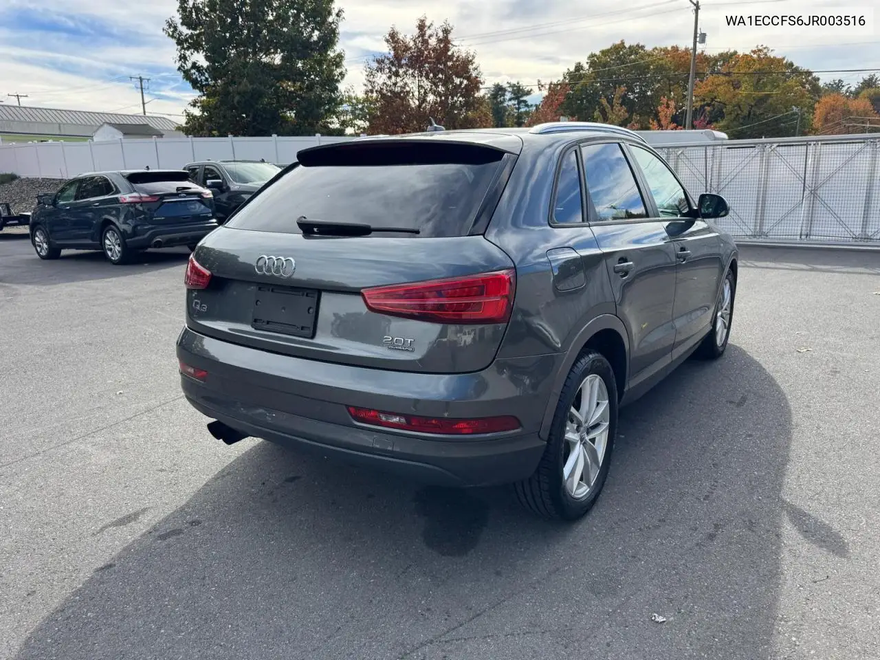 2018 AUDI Q3 VIN WA1ECCFS6JR003516 — фото 3