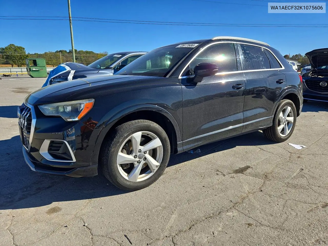 AUDI Q3 2019, VIN WA1AECF32K1075606