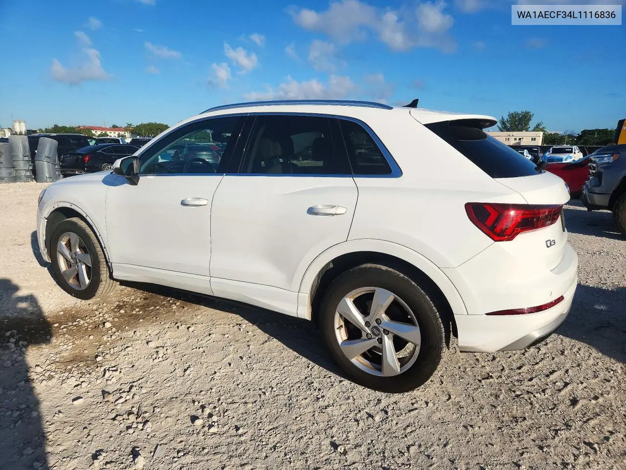 2020 AUDI Q3 VIN WA1AECF34L1116836 — фото 2
