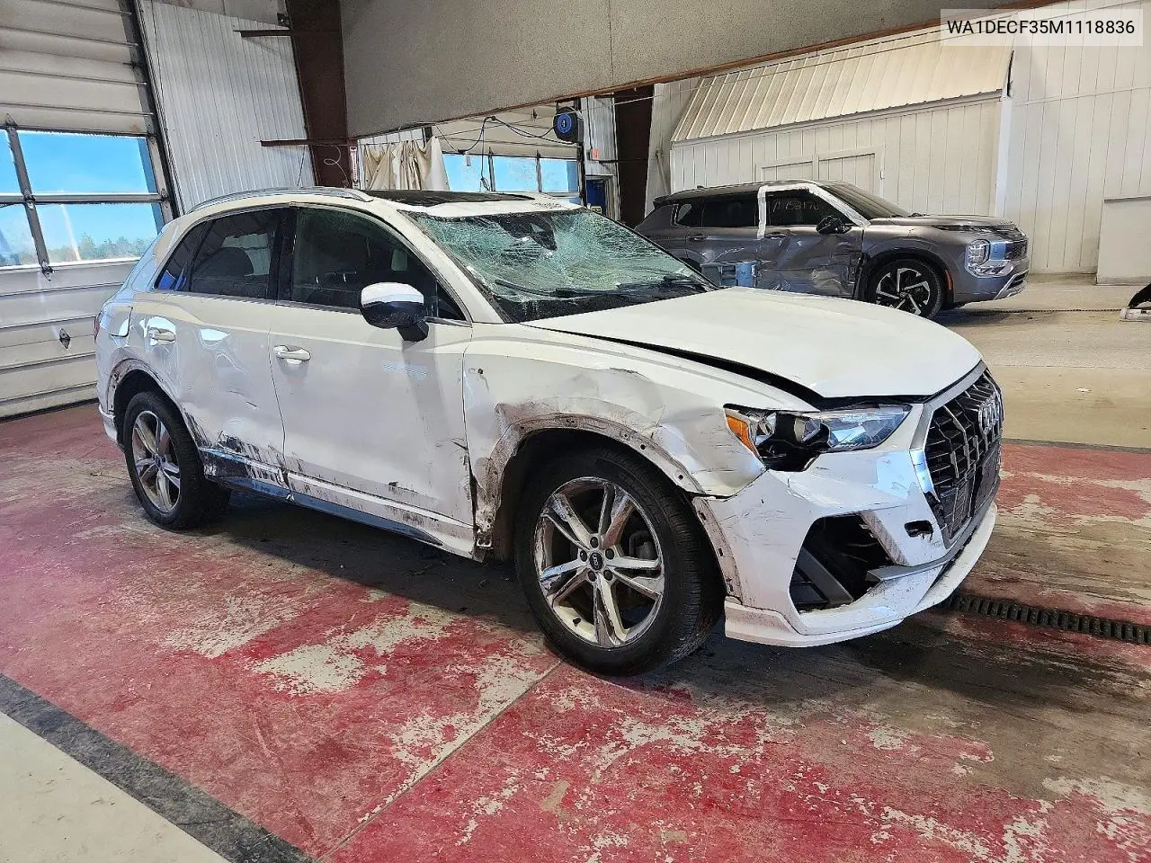 AUDI Q3 2021, VIN WA1DECF35M1118836