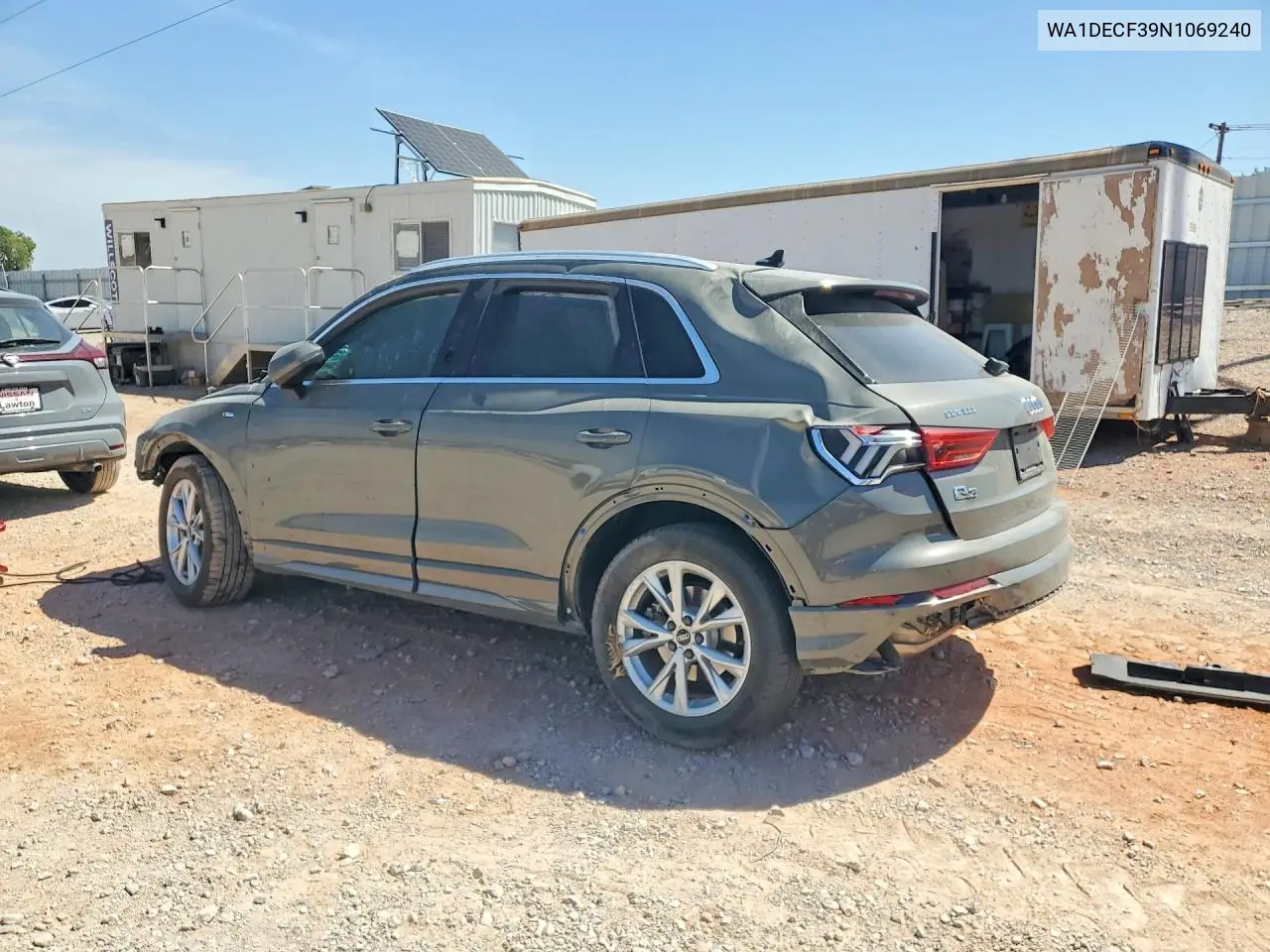 2022 AUDI Q3 VIN WA1DECF39N1069240 — фото 2