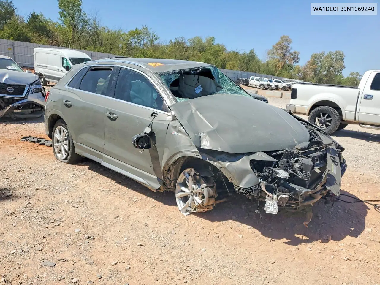 2022 AUDI Q3 VIN WA1DECF39N1069240 — фото 4