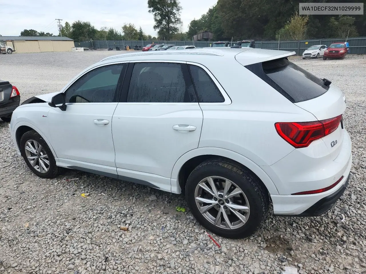 2022 AUDI Q3 VIN WA1DECF32N1029999 — фото 2