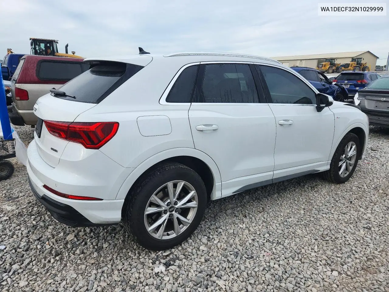 2022 AUDI Q3 VIN WA1DECF32N1029999 — фото 3