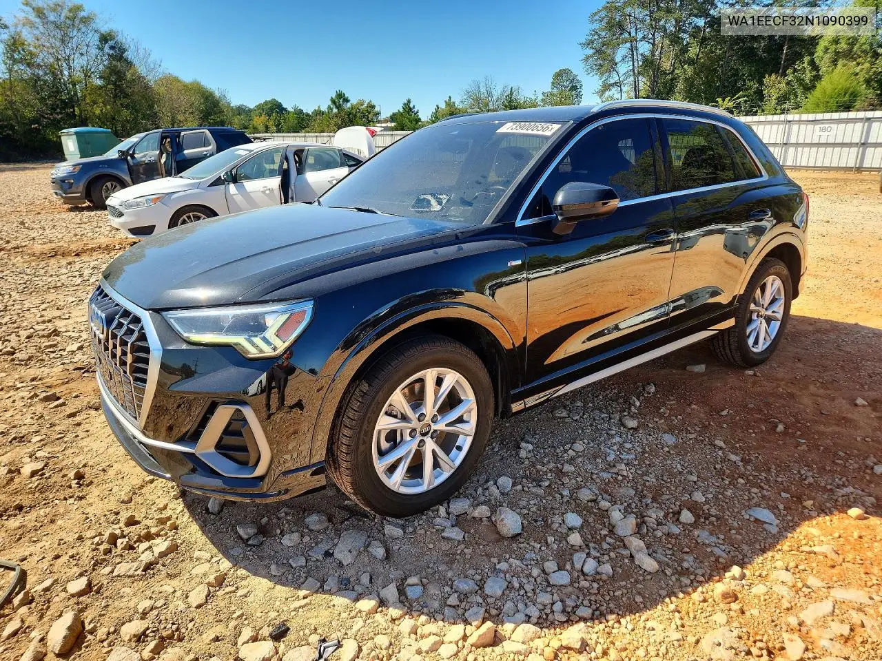 AUDI Q3 2022, VIN WA1EECF32N1090399