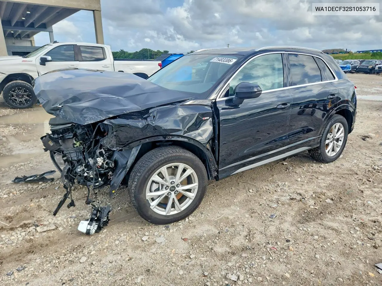 AUDI Q3 2025, VIN WA1DECF32S1053716