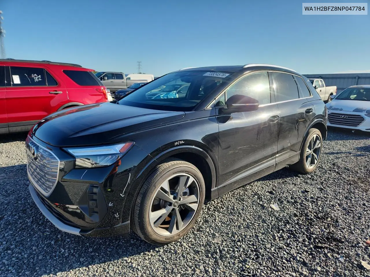 AUDI Q4 E-TRON 2022, VIN WA1H2BFZ8NP047784