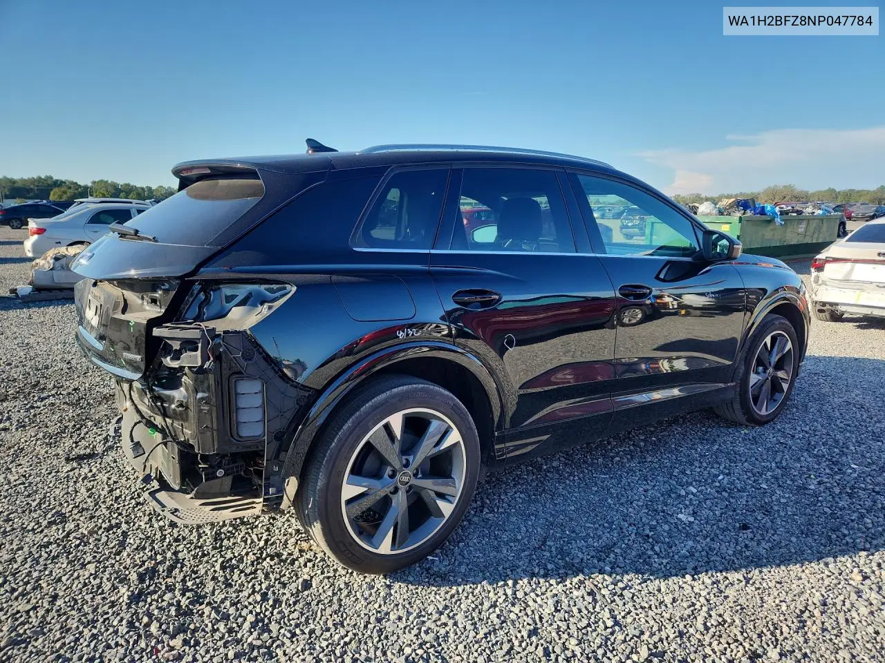 2022 AUDI Q4 E-TRON VIN WA1H2BFZ8NP047784 — фото 3