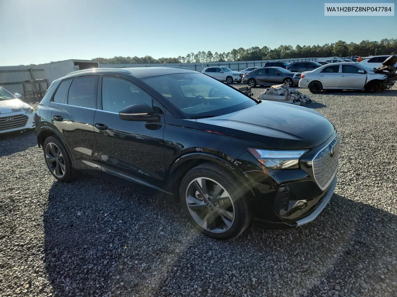 2022 AUDI Q4 E-TRON VIN WA1H2BFZ8NP047784 — фото 4