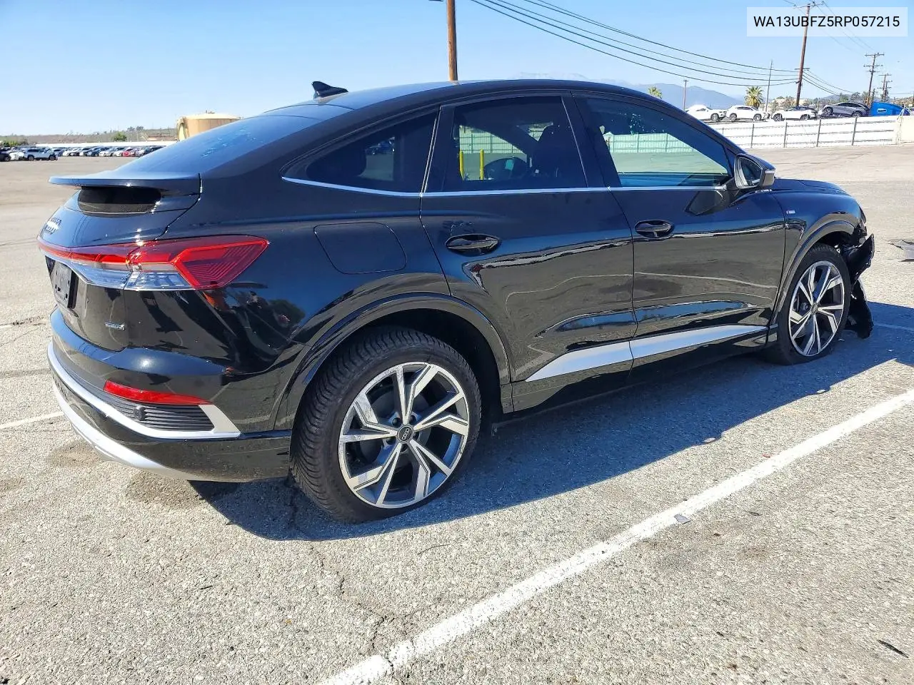 AUDI Q4 E-TRON 2024, VIN WA13UBFZ5RP057215