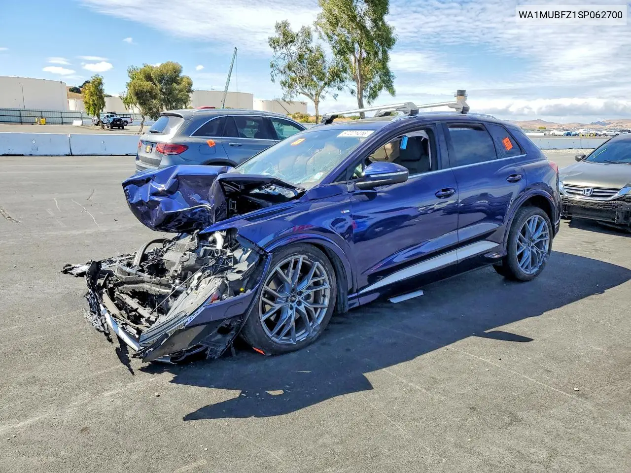 AUDI Q4 E-TRON 2025, VIN WA1MUBFZ1SP062700