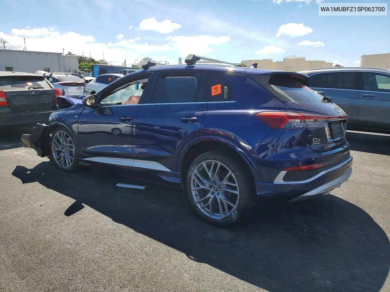 2025 AUDI Q4 E-TRON VIN WA1MUBFZ1SP062700 — фото 2