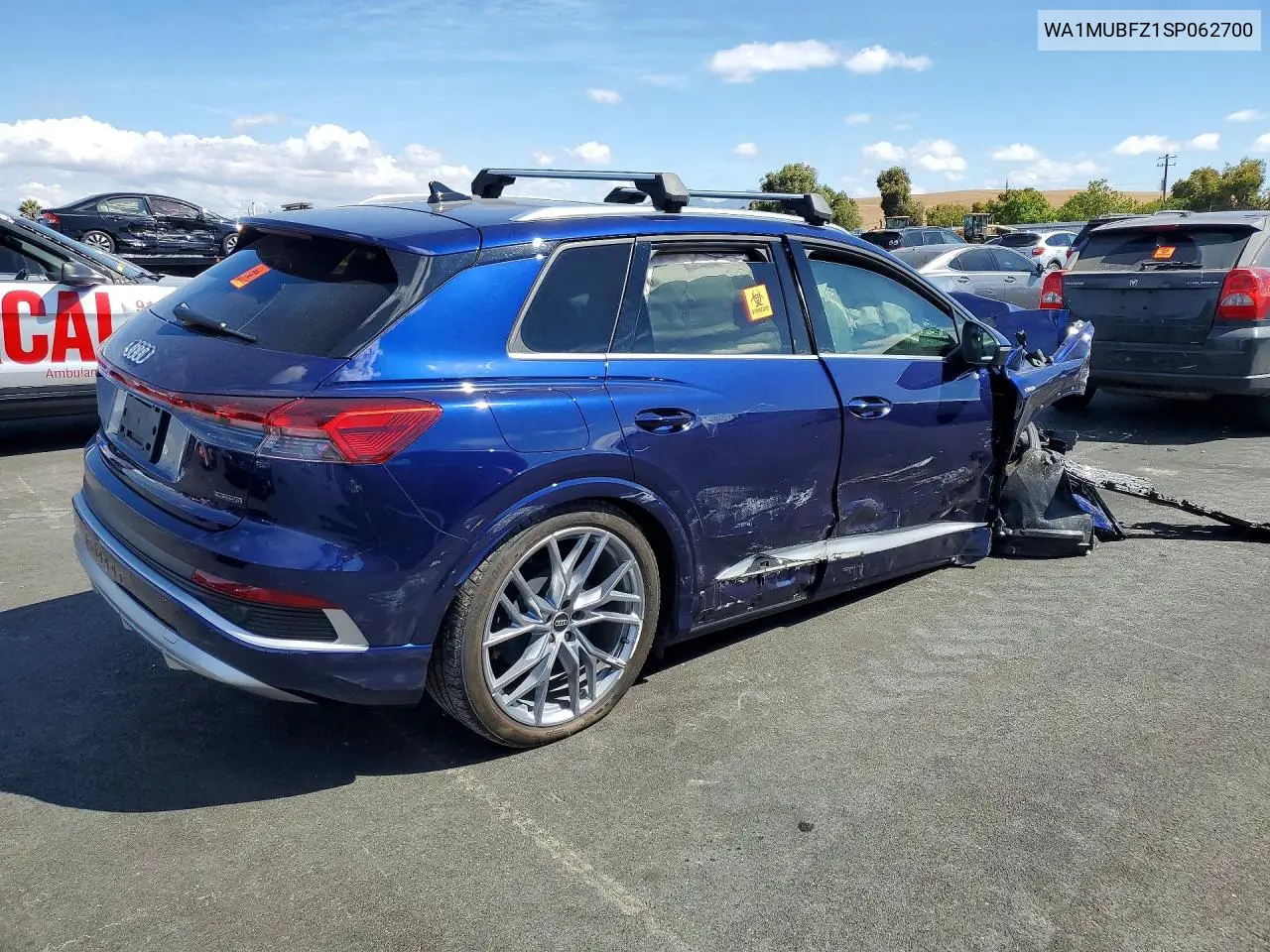 2025 AUDI Q4 E-TRON VIN WA1MUBFZ1SP062700 — фото 3