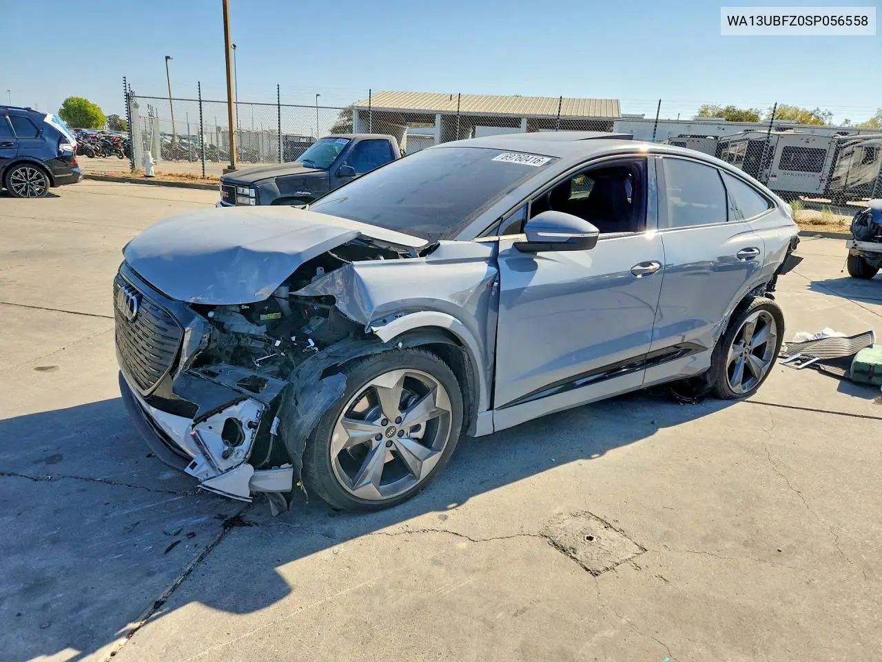AUDI Q4 E-TRON 2025, VIN WA13UBFZ0SP056558