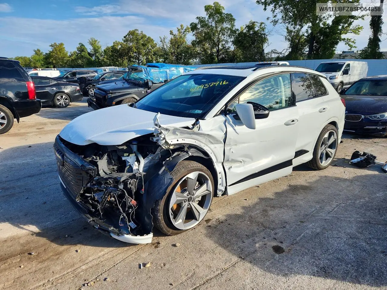 AUDI Q4 E-TRON 2025, VIN WA1LUBFZ8SP064858