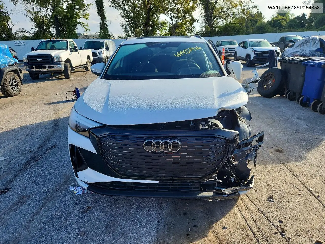 2025 AUDI Q4 E-TRON VIN WA1LUBFZ8SP064858 — фото 5