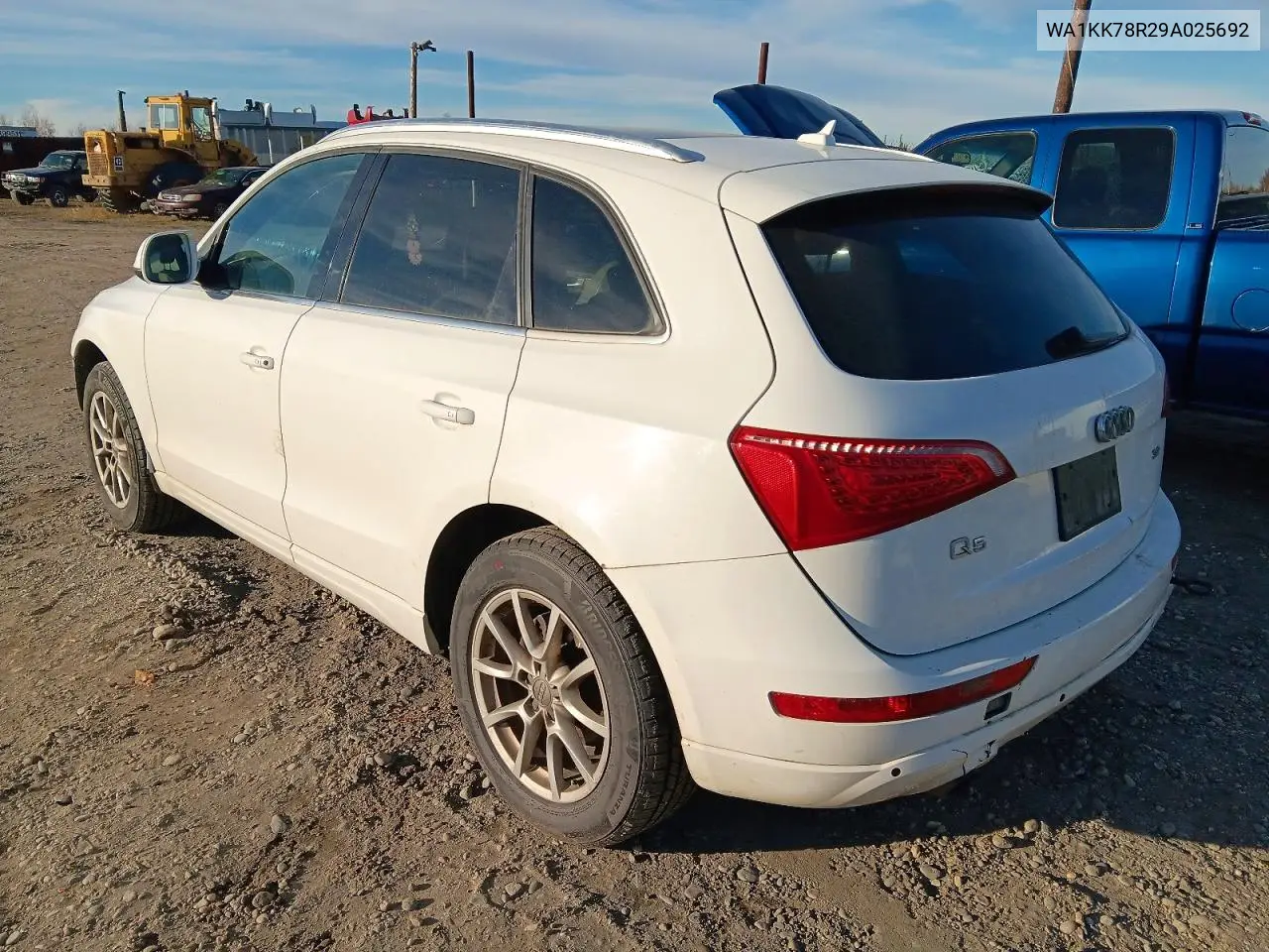 2009 AUDI Q5 VIN WA1KK78R29A025692 — фото 2