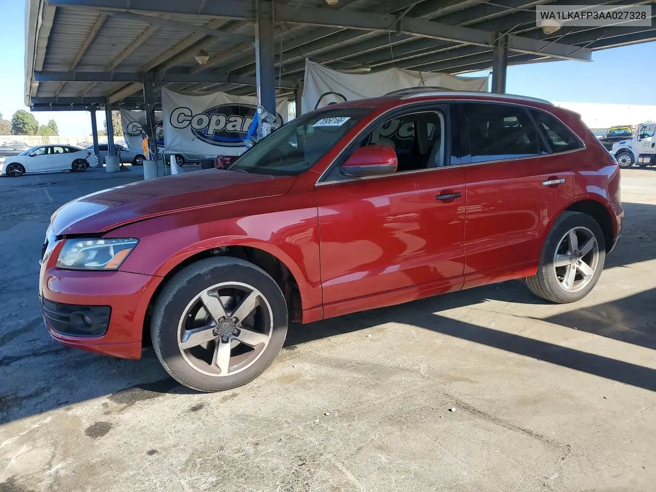 AUDI Q5 2010, VIN WA1LKAFP3AA027328