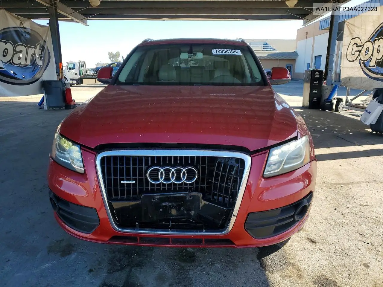 2010 AUDI Q5 VIN WA1LKAFP3AA027328 — фото 5
