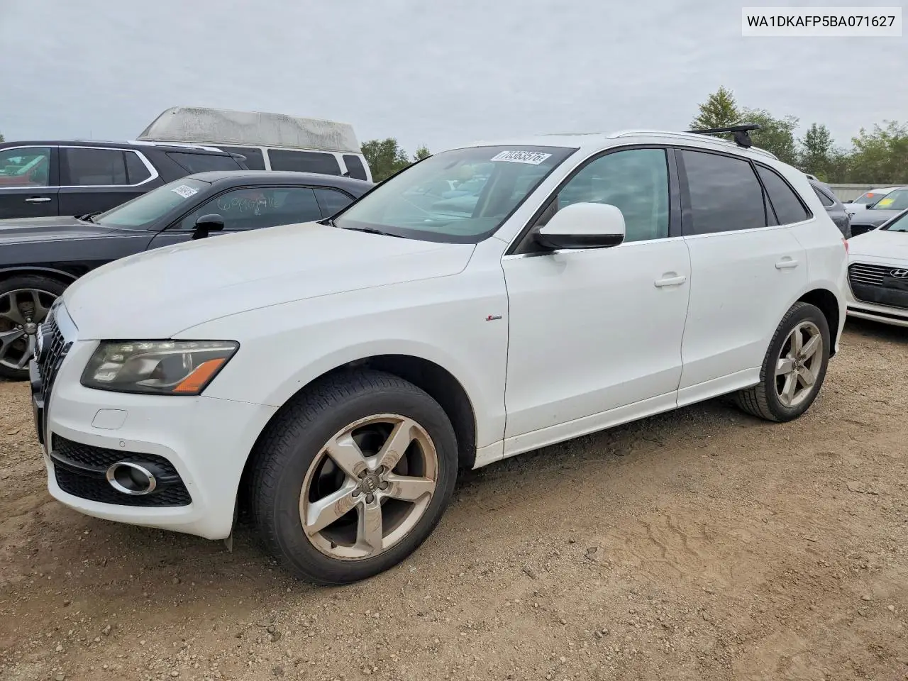 AUDI Q5 2011, VIN WA1DKAFP5BA071627