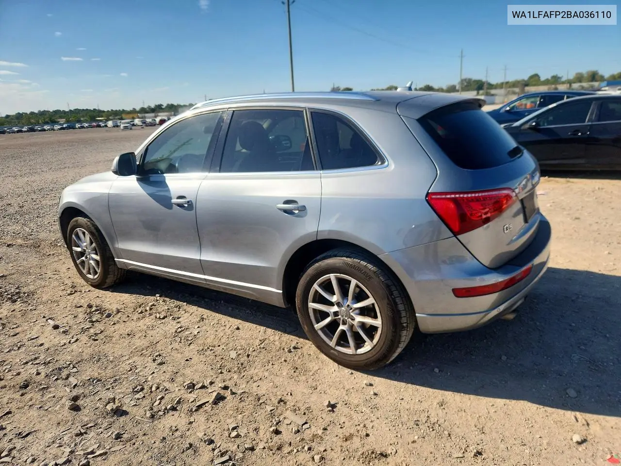 2011 AUDI Q5 VIN WA1LFAFP2BA036110 — фото 2