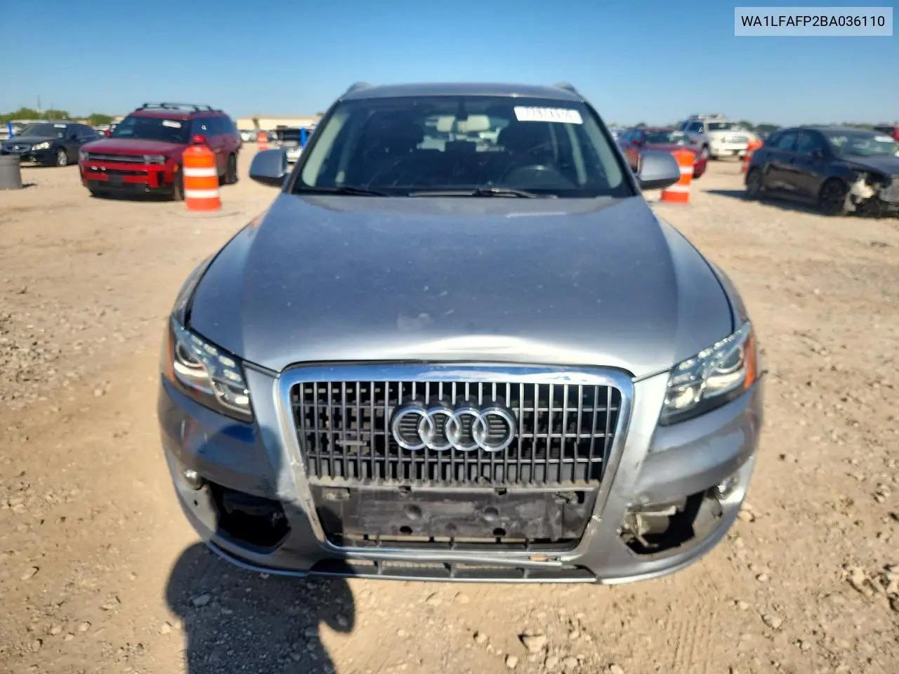 2011 AUDI Q5 VIN WA1LFAFP2BA036110 — фото 5