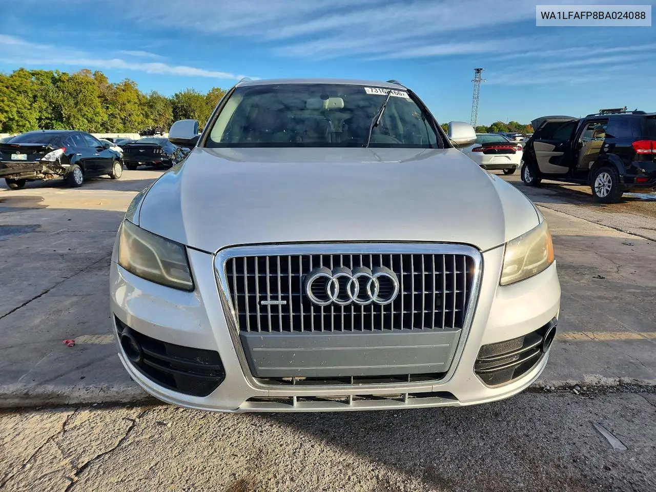 2011 AUDI Q5 VIN WA1LFAFP8BA024088 — фото 5