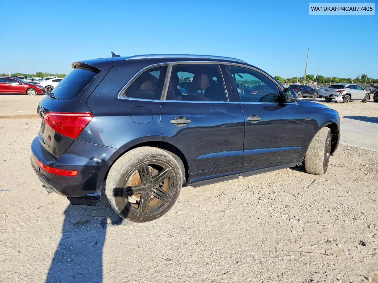 2012 AUDI Q5 VIN WA1DKAFP4CA077405 — фото 3
