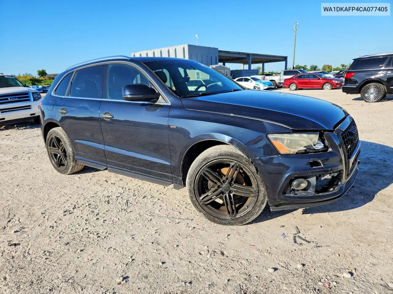 2012 AUDI Q5 VIN WA1DKAFP4CA077405 — фото 4