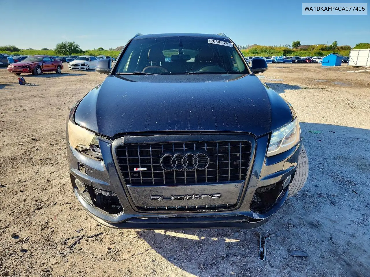 2012 AUDI Q5 VIN WA1DKAFP4CA077405 — фото 5