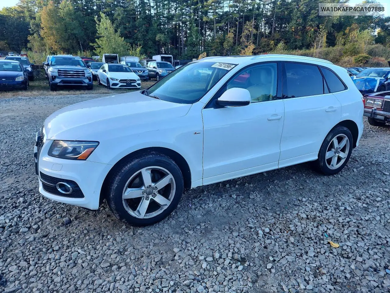 AUDI Q5 2012, VIN WA1DKAFP4CA107888
