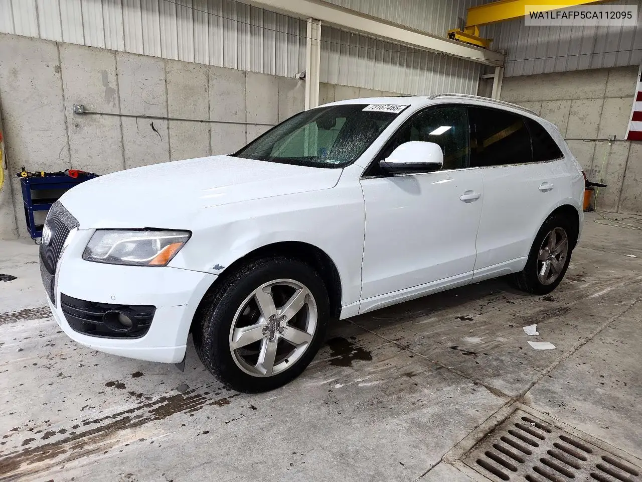 AUDI Q5 2012, VIN WA1LFAFP5CA112095