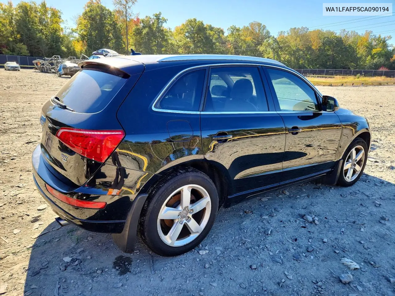 2012 AUDI Q5 VIN WA1LFAFP5CA090194 — фото 3