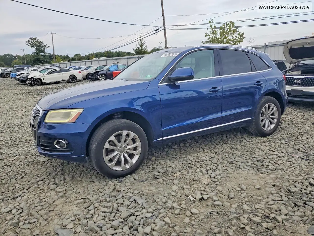 AUDI Q5 2013, VIN WA1CFAFP4DA033759
